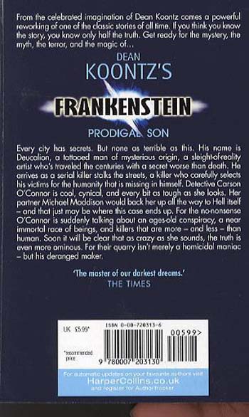 Prodigal Son - Dean Koontz's Frankenstein (Paperback)