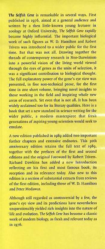The Selfish Gene (Hardback)