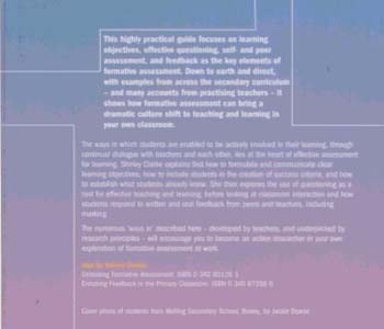 Formative Assessment in the Secondary Classroom (Paperback)