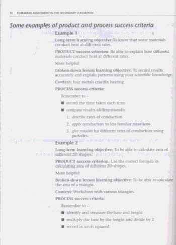 Formative Assessment in the Secondary Classroom (Paperback)
