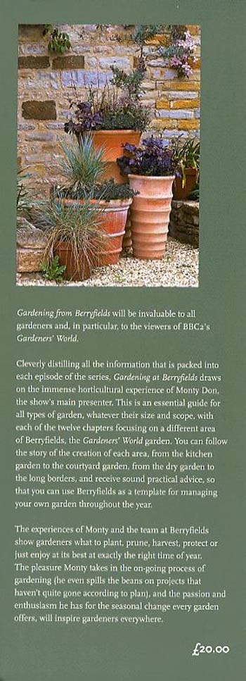 Gardeners' World: Gardening from Berryfields (Hardback)